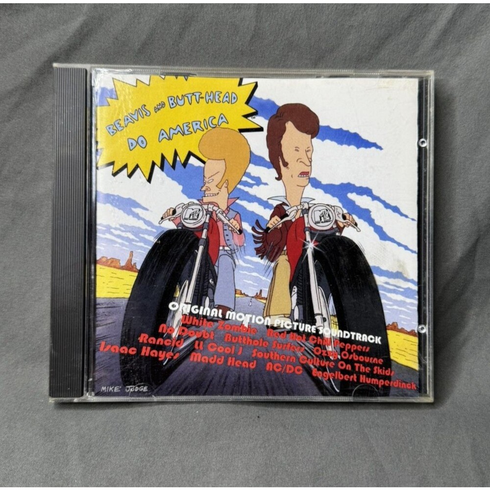Beavis And Butt-Head Do America CD Soundtrack Album 1996 Geffen Blue Rock